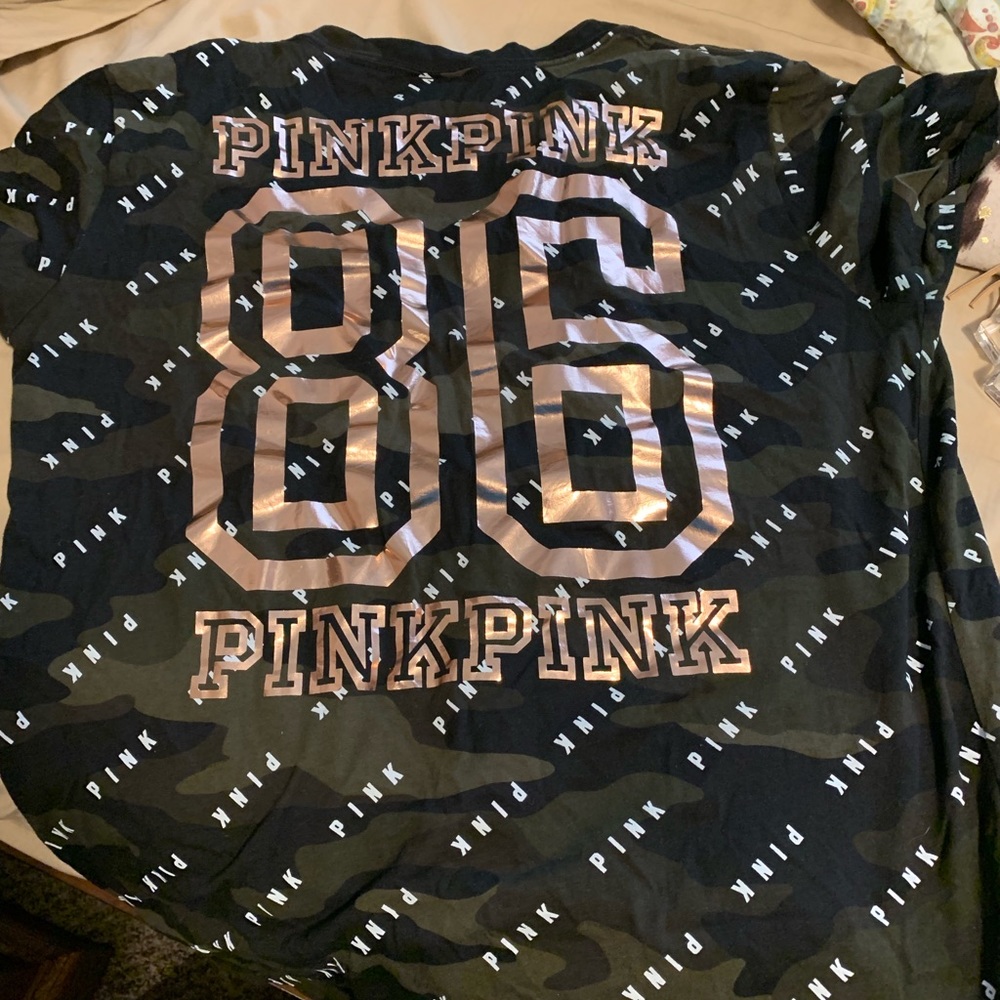 Pink campus tee